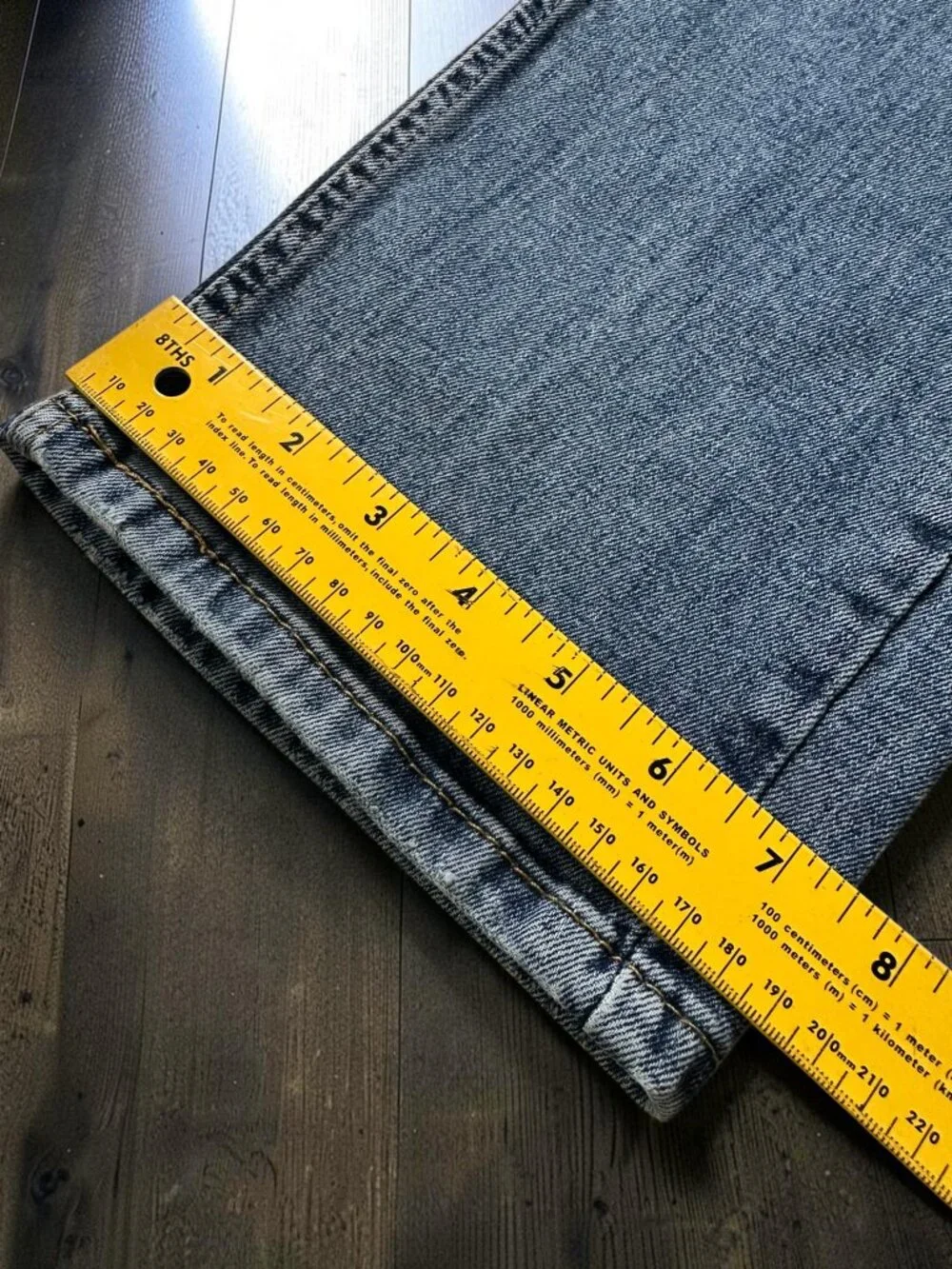 Levi’s 505 Jeans Men’s 32x30 Blue Solid Regular Fit Y2K